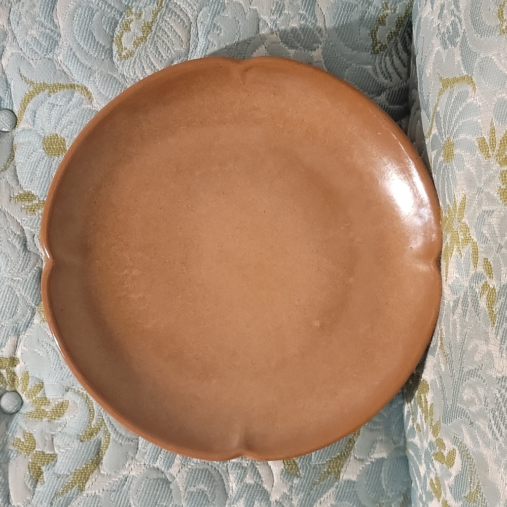 Set of 3 Frankoma Brown Dinner Plates
